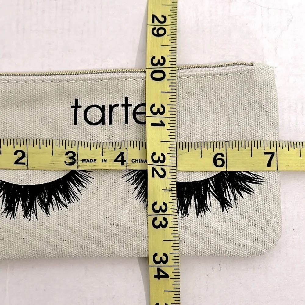 Tarte Eyelash pouch with double ended shader & blending eyeshadow brush NWT